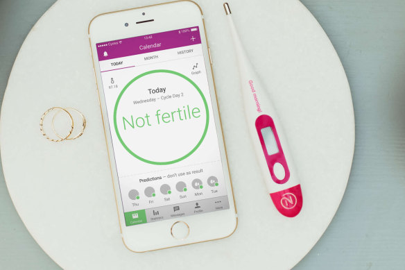 A fertility tracking app.