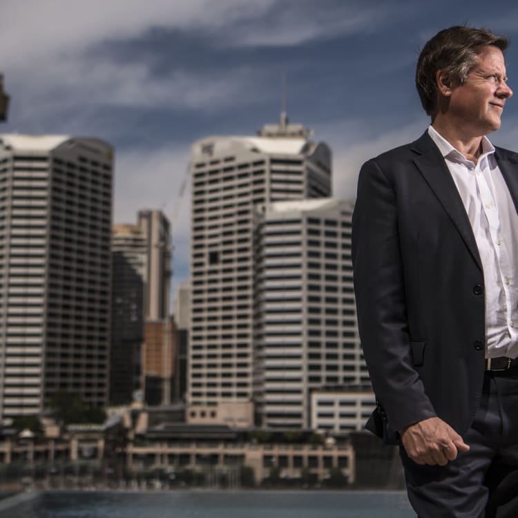 "Surprising" how many families have moved into the apartments opened in Darling Harbour so far: Lend Lease's Rob Deck. 