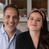 Authors Yotam Ottolenghi, left, and Ixta Belfrage.