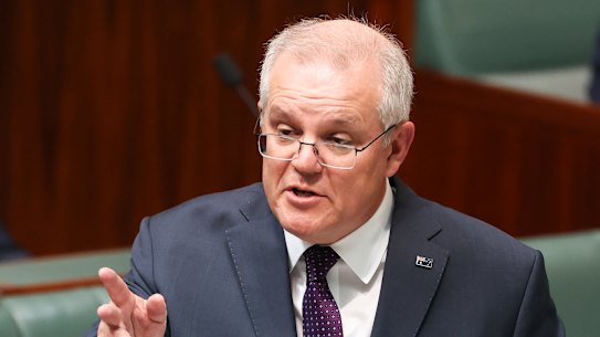 Is Scott Morrison changing is language on coal?