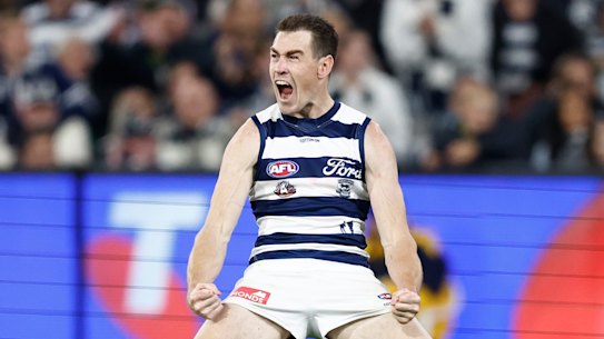Geelong superstar Jeremy Cameron.