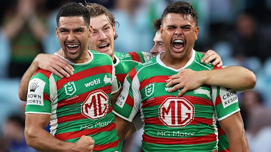 Cody Walker (left) and Latrell Mitchell (right).
