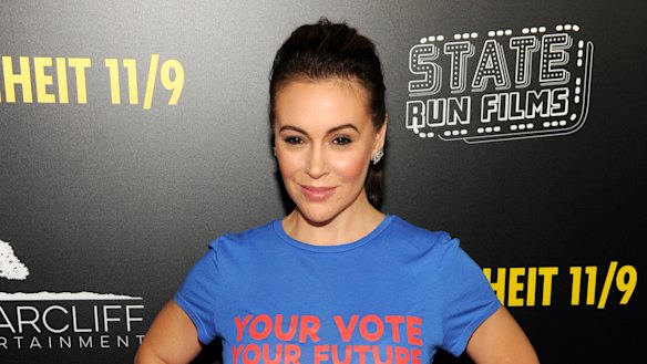 Actress and #MeToo leader Alyssa Milano added her voice to criticism against Trump's victim-blaming tweet.