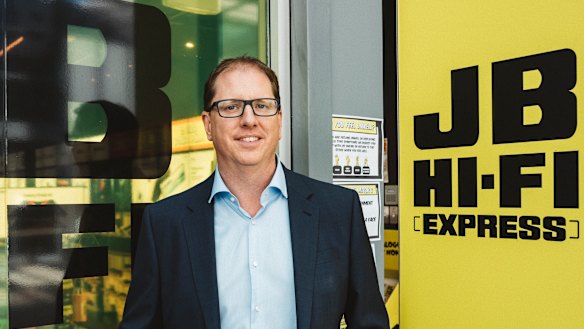 Outgoing JB Hi-Fi group CEO Richard Murray said the bumper result was due to strong margins and good people.