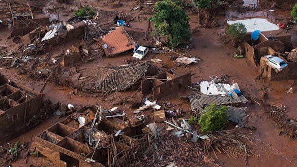 The collapse of the Fundao dam in 2015 killed 19 and poured roughly 40 million cubic metres of mining waste into communities.