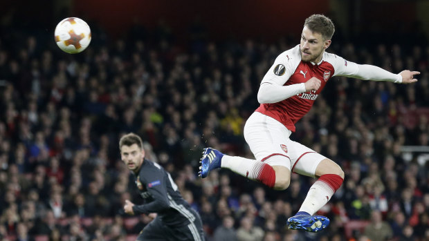 High-flyer: Aaron Ramsey has agreed to terms on a staggering deal with Juventus.