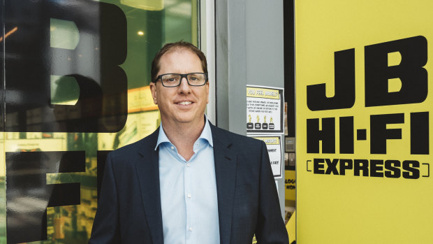 Outgoing JB Hi-Fi group CEO Richard Murray said the bumper result was due to strong margins and good people.