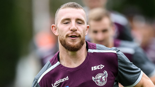 Determined: Jackson Hastings wants to keep the door open at Manly.