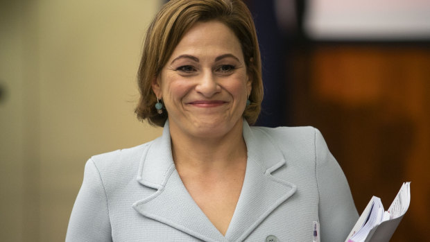 Jackie Trad has stepped down from her role heading up the Cross River Rail project but insists she had no role in the purchase.