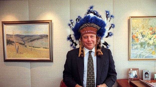 George Trumbull photographed as CEO of AMP.