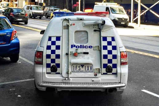 The older police divisional vans, without air-conditioning.