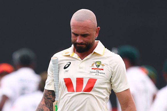 Jake Weatherald has lost his spot in the Test team