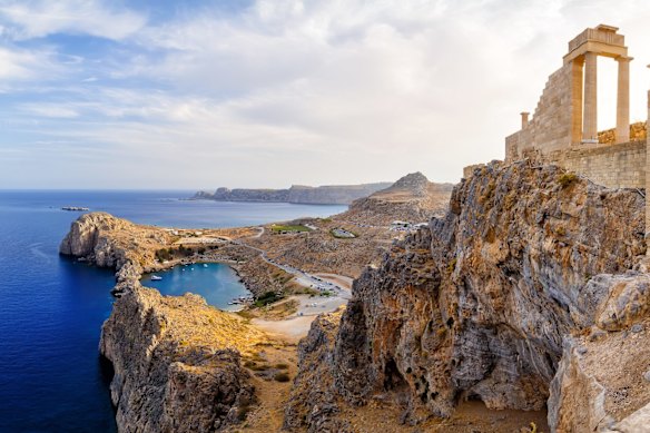 The Temple of Athena Lindia on Lindos.