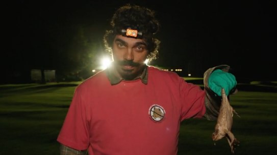 Tony Armstrong in the ABC and Screen Australia documentary series ‘Eat The Invaders’