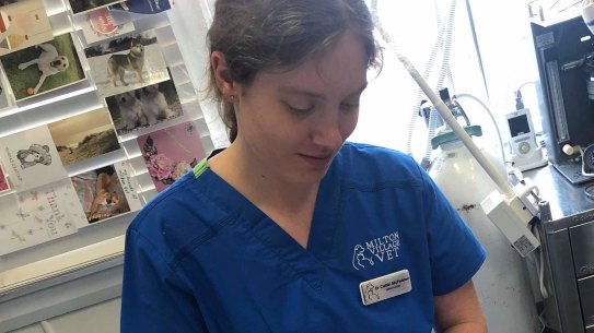 Vet Caitlin McFadden 