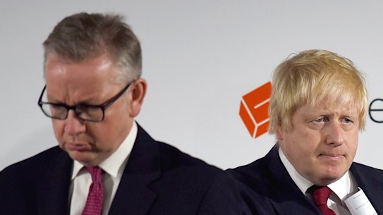 Michael Gove (left) and Boris Johnson