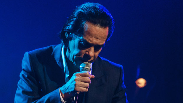 Nick Cave flirts with chaos at intimate Palais performance