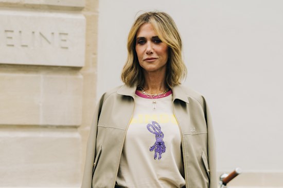 As actress Kristen Wiig knows, bootcut jeans are always coolly à propos, no matter your age.