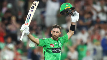 Brutality: Glenn Maxwell bludgeoned a mind blowing 154 not out in a Big Bash record innings.