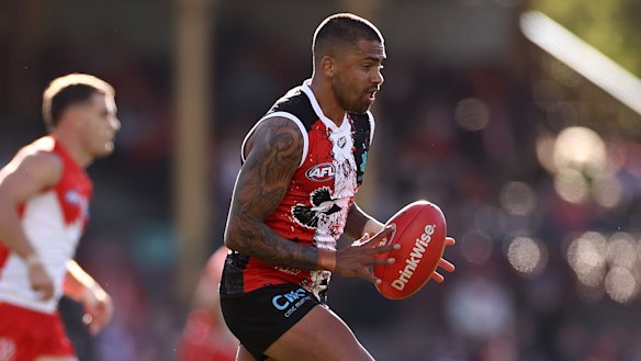 Bradley Hill and the beleaguered Saints will play in Cairns this week. 