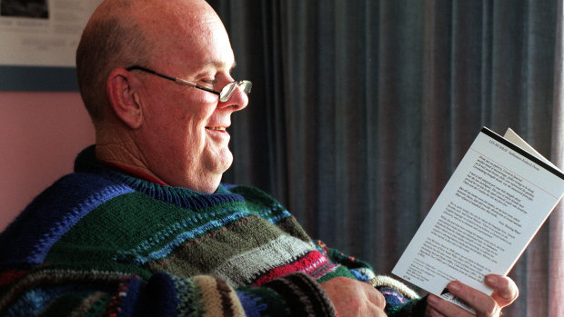 Les Murray at his property at Bunyah,  south of Taree. 