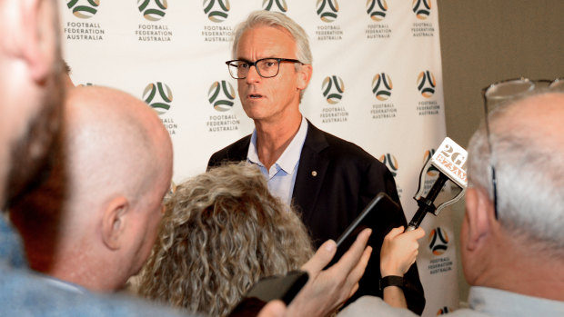 Pivotal moment: David Gallop and the rest of FFA management contingent is facing a crucial couple of weeks ahead.