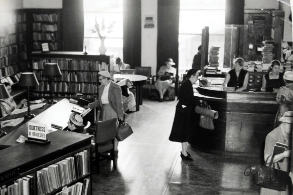 The library at its peak, in 1957.