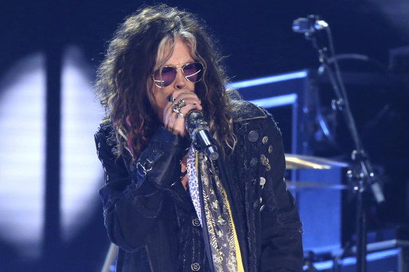Steven Tyler, performing at the Grammys in 2020, allegedly met the girl at one of his shows in 1973 when she was 16.