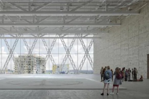 The museum is expected to open in 2023. 