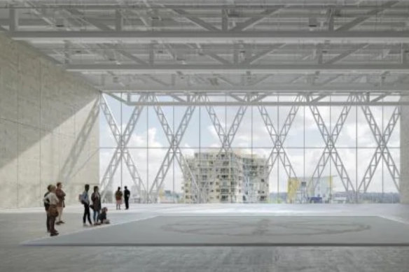 The museum is expected to open in 2023. 