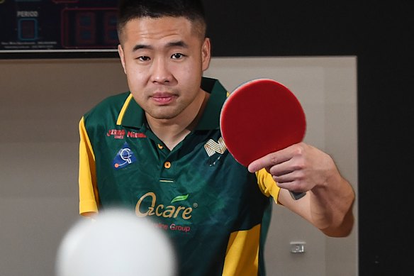 Australia’s table tennis star Ma Lin.