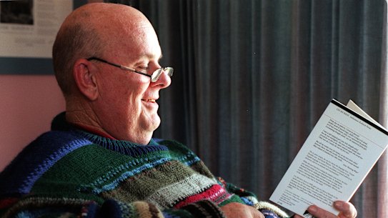 Les Murray at his property at Bunyah, 50 kilometres south of Taree. 