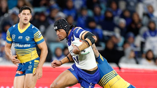 Stephen Crichton came through Monday’s game unscathed.