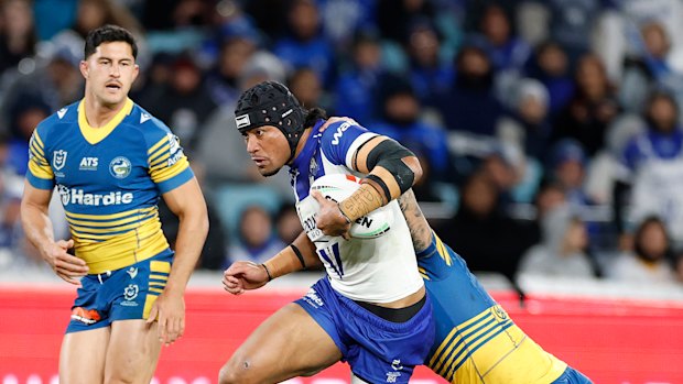 Stephen Crichton came through Monday’s game unscathed.