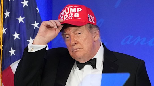 Even Donald Trump himself did not seem excited by his own re-election announcement.