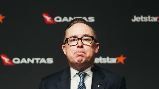 Alan Joyce makes no apologies for Qantas’ blockbuster profit.