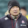 Eddie Jones at Japan training in London in November, 2024.