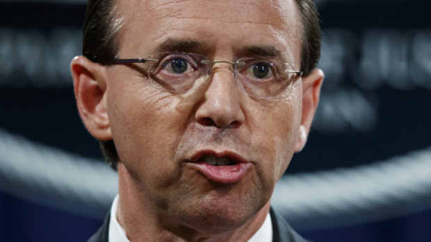 Deputy Attorney-General Rod Rosenstein has denied reports he suggested secretly recording President Donald Trump.
