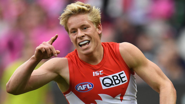 Fan favourite: Isaac Heeney.