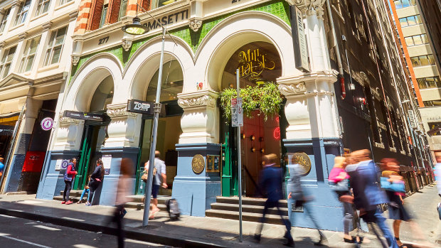 The ornate Tomasetti House on Flinders Lane has been acquired by Justine Hemmes.