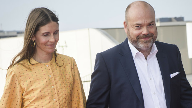 Bestseller CEO Anders Holch Povlsen and his wife Anne Holch Povlsen. 