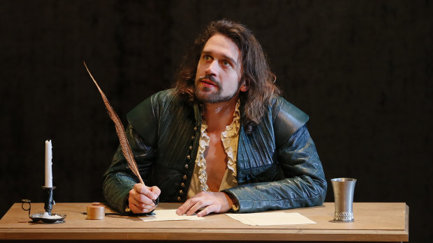 Yearning intensity: Michael Wahr as Shakespeare. 
