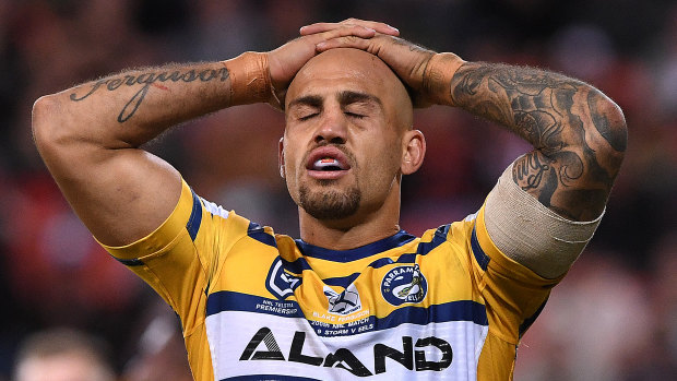 Blake Ferguson ... The Eels winger was on the end of a disgraceful racist attack via social media.