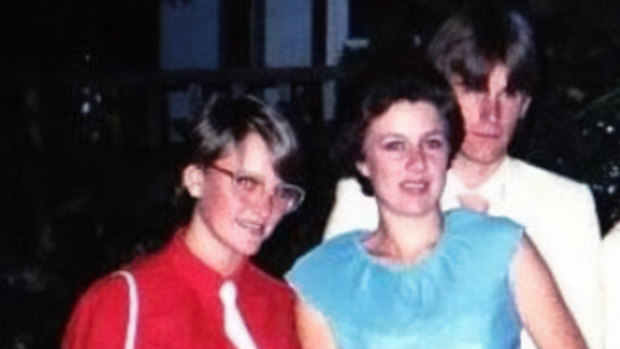 Tracy Chapman (left), Kathleen Folbigg and a man they remember only as Victor in the early to mid-1980s.