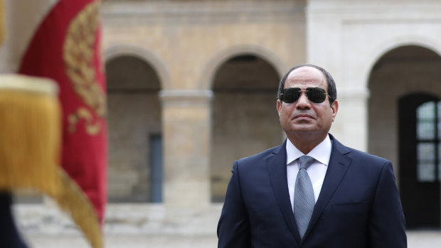 Egyptian President Abdel-Fattah el-Sissi was called 'unjust' in the Facebook post.