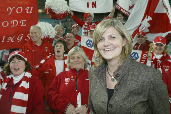 Mostyn was accused of being a “quota pick” when she was chosen to be an AFL commissioner.