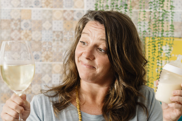 Victoria Vanstone did not find the answer to parenting stresses in alcohol.