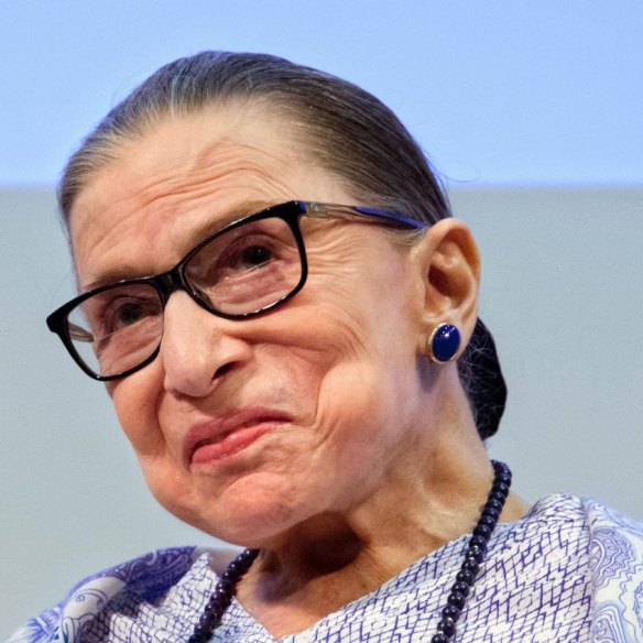 Supreme Court Justice Ruth Bader Ginsburg.