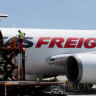Qantas Freight has expanded with six A321P2Fs. 