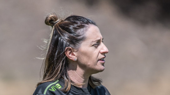 Canberra United coach Heather Garriock.